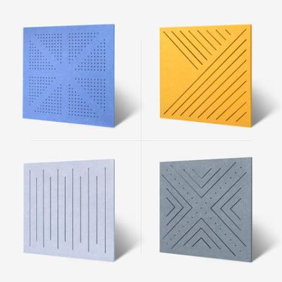 China Contemporary office modular soundproof diy noisestop polyester wall sound acoustic wall panel for sale