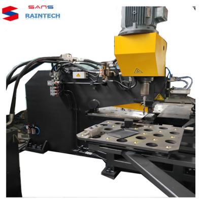 China Building Material Stores Hydraulic CNC Steel Plate Drilling Machine CNC Punch Drilling Machine for sale