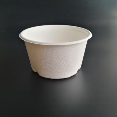 China Oil-proofing Best Selling Biodegradable Bagasse Sugar Cane 12oz Disposable Ice Cream Cup for sale