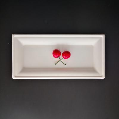 China 17g Oil-proofing Customizable Disposable Eco Friendly Bento Tray for sale