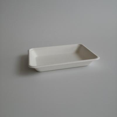 China One Time Disposable Environmental Protection Tray 350ml Square Tray For Composting for sale