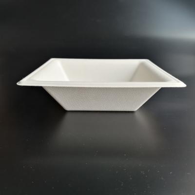 China Oil-proofing Customize Disposable Biodegradable Salad Bowl Bagasse Pulp Bowl Sugar Cane Salad Bowl for sale