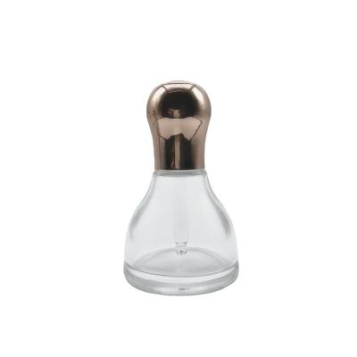 China 40ml 50ml Pump Bottle Cosmetic Glass Cosmetics Packaging Containers Serum Glass Bottle With Pump for sale