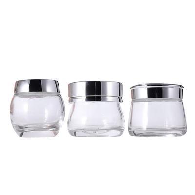 China Plastic Cosmetic Jar 100g Cosmetic Jar Petg Cream Jar Hair Care Body Butter Bottle Glass Container for sale