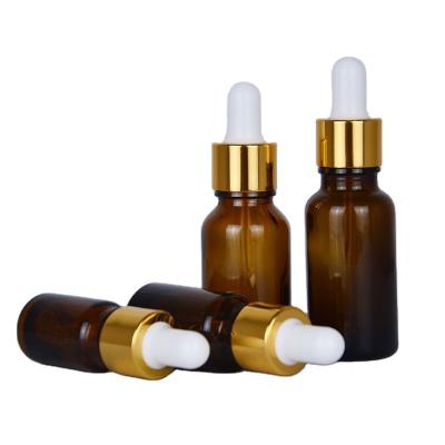 China New Arrival Cosmetic Luxury Black Glass Bottle Essential Oil For Body Care Oil Bottle 10ml Essence Oil Amber Color Dropper Glass Bottle for sale