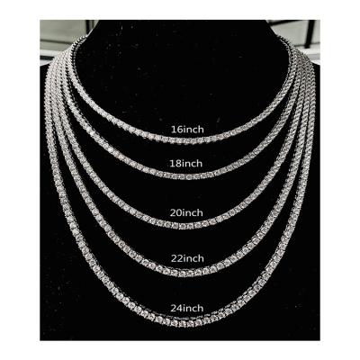 China High Quality Mens 18K Crystal Rhinestone Hip Hop Iced Gold Plated New Fashion Hiphop out of Miami Link Chain Necklaces for sale