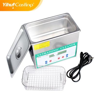 China Yihui Brand Stainless Steel Ultrasonic Jewelry Cleaning Machine with Heater Timer 30 for sale