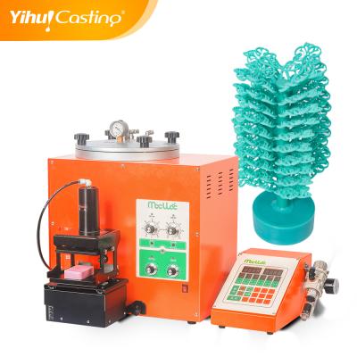 China Professional Vacuum Wax Injector IW5 With Automatic Clamp For Jewelry Wax Injection for sale