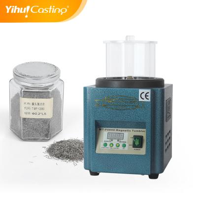 China Metal Products Polishing Yihui Brand Jewelry Machine 800gram 1000gram 1500gram 2500gram Magnetic Tumbler Machine Equipment for sale