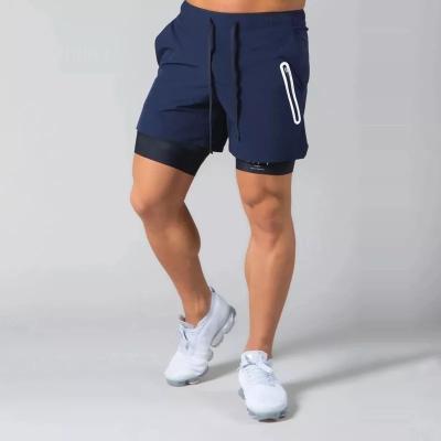 China Custom Logo Wholesale Men's Gym Workout Running Men's Sports Breathable Shorts for sale