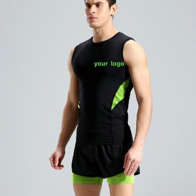 China Wholesale Sports Suit Summer Slim Custom Made Comfortable Breathable Quick Dry Men's Running Vest Shorts Suit for sale