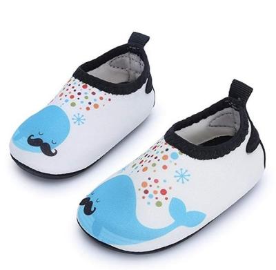 China Baby Boy and Girls Lit Swim Barefoot Water Skin Shoes Aqua Socks for Cute Children Swimming Pool Beach Toddlers Swimming Shoes for Babies for sale