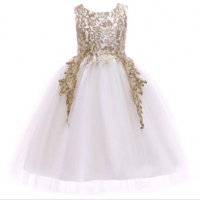 China Breathable Girls Evening Dress Party Princess Dress Girls Christmas Exquisite Dress for sale