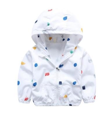 China Spring Autumn Kids Boys Windproof Hooded Breathable Jacket Outwear Blazer Lightweight for sale