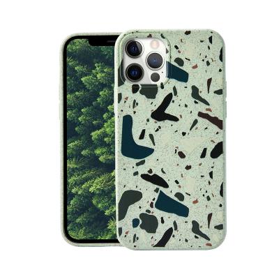 China New Fashion Shockproof Recyclable Phone Cases Eco Friendly Biodegradable Wheat Straw Soft TPU Phone Case For iPhone 13 pro Max For Samsung for sale