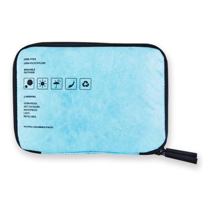 China High 2021 New Protective Breathable Multifunctional Women Fashion Dupont Waterproof Travel Paper Toiletry Suit Cosmetic Bag for sale