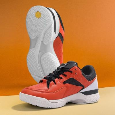 China Unisex Super Soft And Breathable 2E/4E Toe Sneakers Wide Upper Tennis Shoe Manufacturers Torsion Resistant Orange for sale