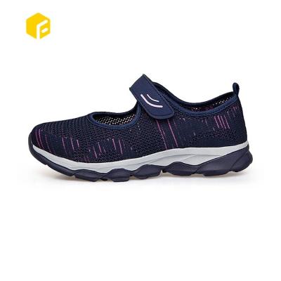 China Mary Jane Ladies Casual Shoes Fashion Trend Jogging Wide Toe Set Anti-skid Walking Shoes for sale