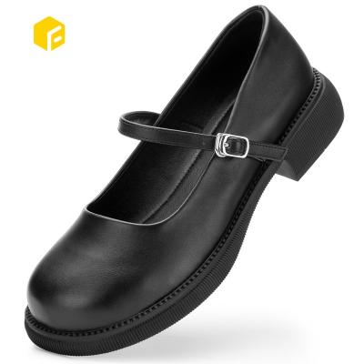 China Breathable Wide Fit Strap Mary Jane Shoes China Black Shoes Contact-tie Shorts Heel Mary Jane for sale