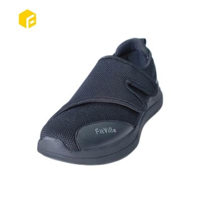 China Cushioning Daily Casual Health Care Flat Shoes Relieve Ultra Soft Diabetic Shoes Men's Orthopedic Shoes For Men for sale