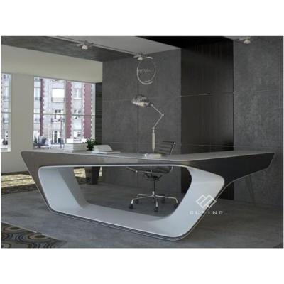 China Guangdong CEO Revolving Furniture Financial Office Design Artificial Stone Desk for sale