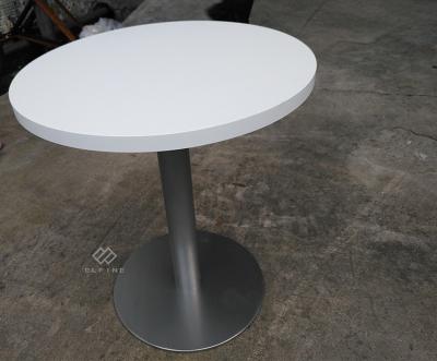 China Renewable Custom Size High Gloss Acrylic Dining Table Fast Food Restaurant Table And Chair for sale