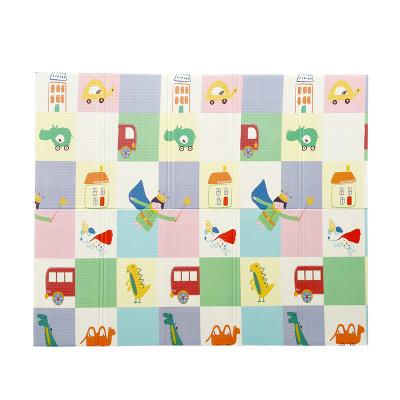 China Eco-friendly XPE Foldable Mat Crawling Waterproof Foldable Play XPE Baby Play Mat Eco-friendly Soft Folded Crawling Mat For Baby for sale