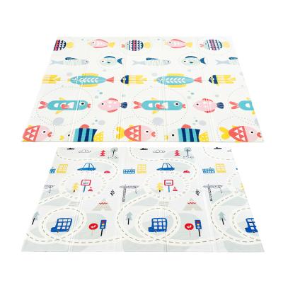 China 2021 Good Quality Material Foldable Soft Floor XPE Kids Foldable Crawling Mat For Children Play Mat XPE Baby Play Mat for sale