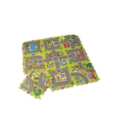 China Toy Amazon Hot Sale Kids Educational Playing Baby Children Road Traffic Educational Game Mat for sale