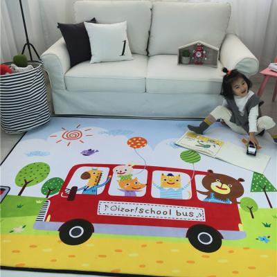 China Washable Cartoon Baby Soft Play Mat Non-Skid Material for sale