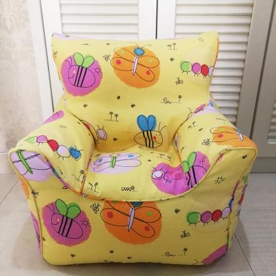 China Modern Hot Sale Canvas Kids Storage Bean Bag Seat Chair Kids Play Outdoor Play Bean Bag Chairs for sale