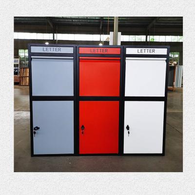 China FAS-158 Metal Wall Mounted Large Parcel Locker Delivery Box Drop Box Parcel Box (Height) Adjustable for sale