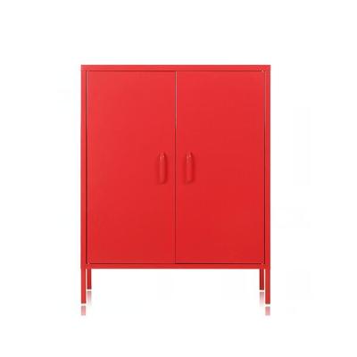 China BAS-123 Half Size Steel Closet Bedroom Furniture Small Storage Cabinets for sale