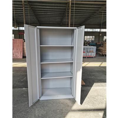 China Customizable Filing Cabinets 4 Tier Metal Safe 2 Door Office Storage Cabinet Steel Filing Cupboard for sale