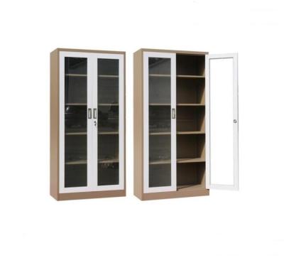 China CAS-018 China Supplier Metal Cabinet Glass Door Display Cabinet for sale