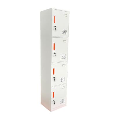 China Factory Price 4 Row Easy Clothes Lockers Steel Lockers Metal Door Furniture 4 Assembly Cabinet 410pcs/20GP for sale