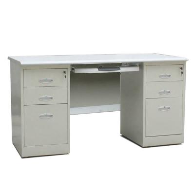 China (Size) FAS-047 adjustable cheap office furniture company used computer desk office steel table for sale