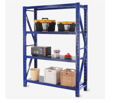 China CAS-062 Corrosion Protection Metal Rack Storage Rack 4 Shelf Good Quality Steel Warehouse Rack for sale