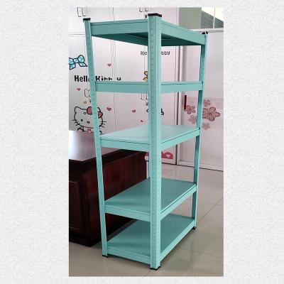 China FAS-060 Corrosion Protection Retail Store Grocery Storage Rack Light Shelves Metal Rack Easy Assembling Shelf for sale