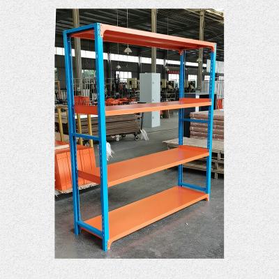 China FAS-060 Corrosion Protection Hot Selling Light Duty Bolt Design4-layer Metal Storage Rack Shelves For Warehouse for sale