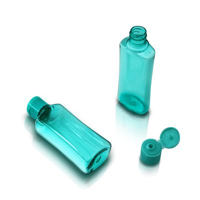 China Cosmetic Wholesale Large Quantity In Stock Vintage 2oz Mint Olive Green 60ml Lotion Bottle With Flip Cap for sale