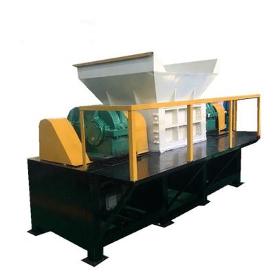 China Plastic Products Factory Manufacturer Double Shaft Shredder Tire Crusher Machine for sale