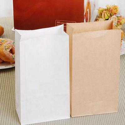 China Recyclable Custom Print Craft Paper Bag Paper Bag Brown Kraft Paper Take Out Bag for sale