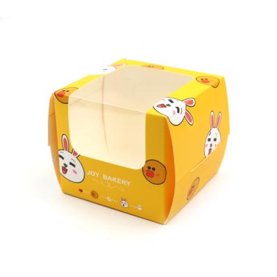 China Recyclable Pure White Cardboard Wholesale Price Cupcake Cups Cake Cookies Take Out Food Box for sale