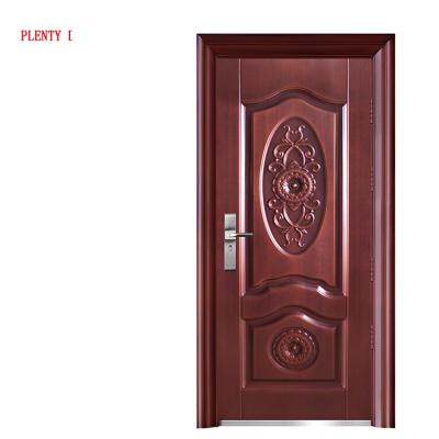 China Modern Doors Iron Porcelain Knock Down American Steel Door Frames for sale