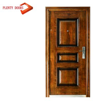 China Modern Home Front Entrance Design Painting Colors Metal Door in Cambodia for sale