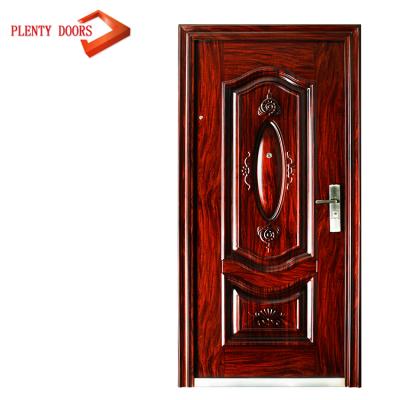 China Front Entrances Modern Mahogany Steel Security Door for sale