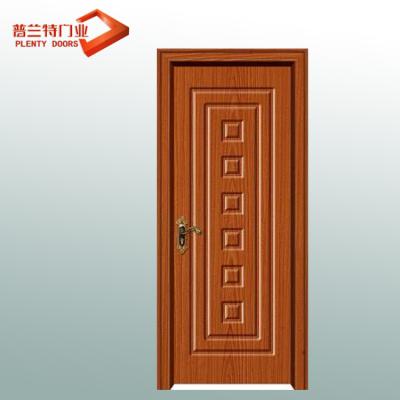 China Good Quality Modern Plywood Door Skin Teak Wooden Double Door Design for sale