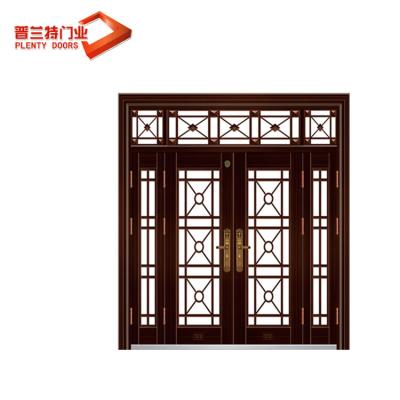 China Eco - Friendly Traditional Supply Double Front Multifunctional Galvanized Steel Cavity Entry Door Frame Designs for sale