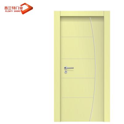 China Modern wood water proof heavy duty plastic wpc composite door for sale